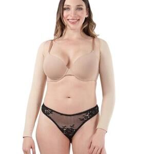 Me Moi SlimMe Long Sleeve Arm Shaper Shapewear Nude Size XL Slimming Bolero